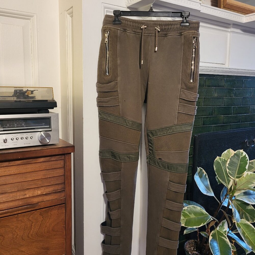 Balmain Ribbed Panel Track Pants